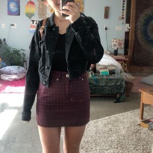 Plaid skirt